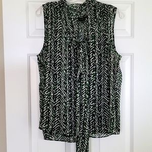 Like new,  ladies Talbots blouse, w attached tank top inside